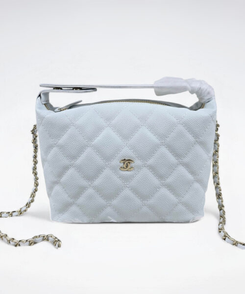 [REP 1:1] Chanel  25C lunch box bag white luxury Bag For Women, Women’s Bags 21.5cm