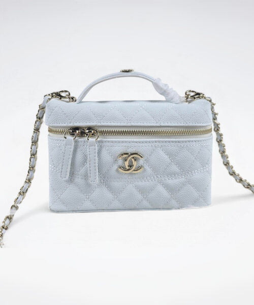 [REP 1:1] Chanel Mini Exquisite small chain clutch bag White luxury Bag  For Women, Women's Bags 19.5 cm