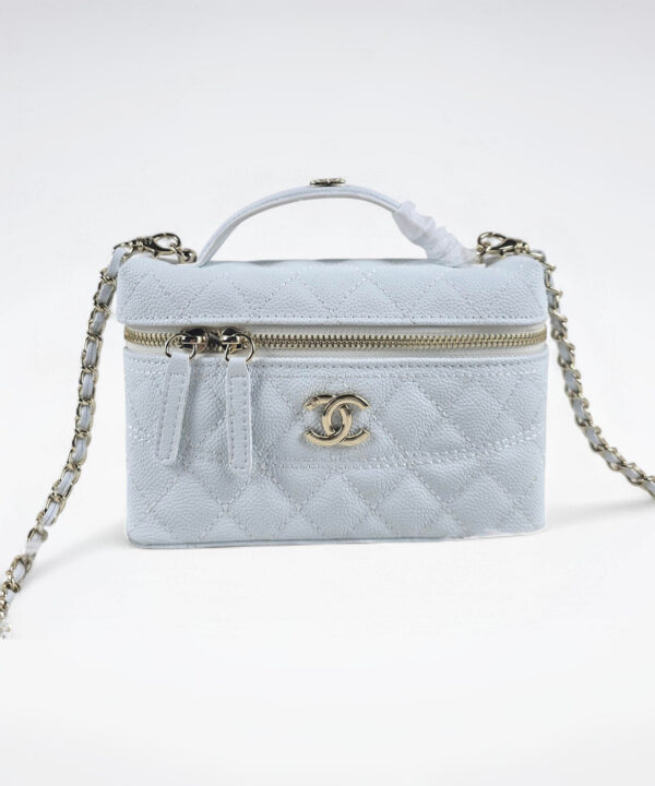 [REP 1:1] Chanel Mini Exquisite small chain clutch bag White luxury Bag  For Women, Women's Bags 19.5 cm