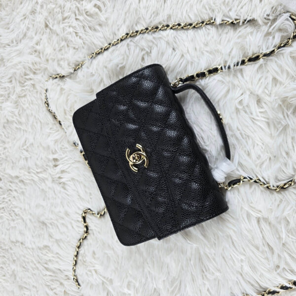 [REP 1:1] Chanel Balo Woc Black luxury Bag  For Women, Women's Bags 18cm