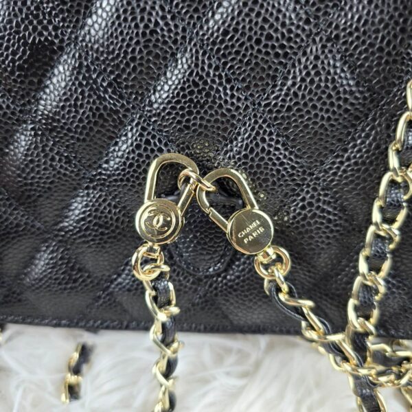 [REP 1:1] Chanel Balo Woc Black luxury Bag  For Women, Women's Bags 18cm