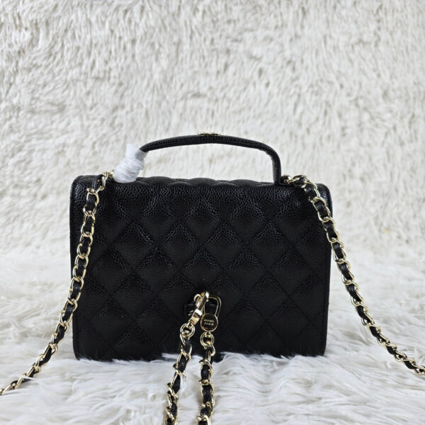 [REP 1:1] Chanel Balo Woc Black luxury Bag  For Women, Women's Bags 18cm