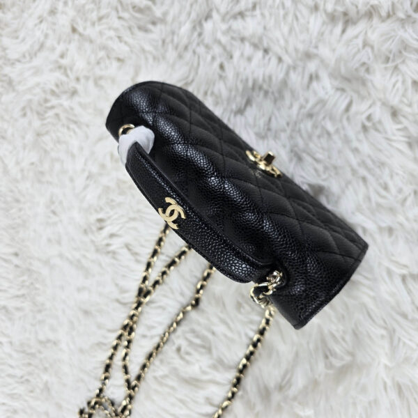 [REP 1:1] Chanel Balo Woc Black luxury Bag  For Women, Women's Bags 18cm