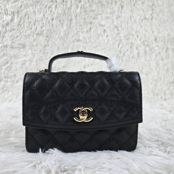 [REP 1:1] Chanel Balo Woc Black luxury Bag  For Women, Women's Bags 18cm
