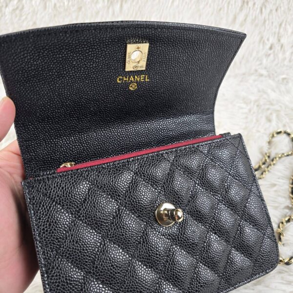 [REP 1:1] Chanel Balo Woc Black luxury Bag  For Women, Women's Bags 18cm