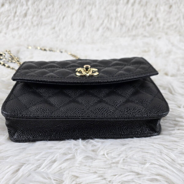 [REP 1:1] Chanel Balo Woc Black luxury Bag  For Women, Women's Bags 18cm