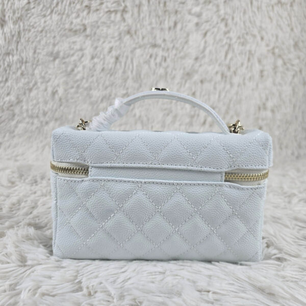 [REP 1:1] Chanel Mini Exquisite small chain clutch bag White luxury Bag  For Women, Women's Bags 19.5 cm