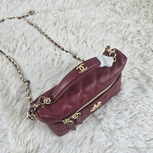 [REP 1:1] Chanel Mini Exquisite small chain clutch bag Red luxury Bag  For Women, Women's Bags 19.5 cm