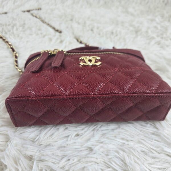 [REP 1:1] Chanel Mini Exquisite small chain clutch bag Red luxury Bag  For Women, Women's Bags 19.5 cm