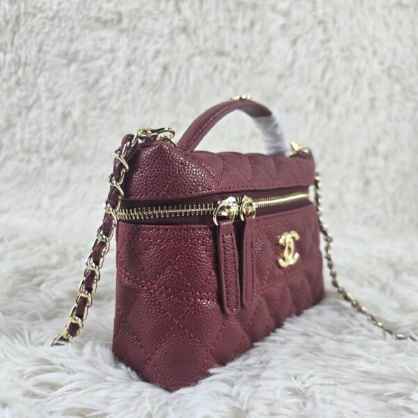 [REP 1:1] Chanel Mini Exquisite small chain clutch bag Red luxury Bag  For Women, Women's Bags 19.5 cm