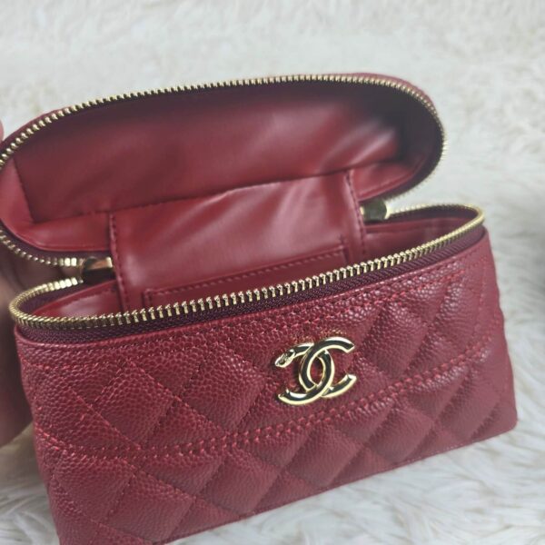 [REP 1:1] Chanel Mini Exquisite small chain clutch bag Red luxury Bag  For Women, Women's Bags 19.5 cm