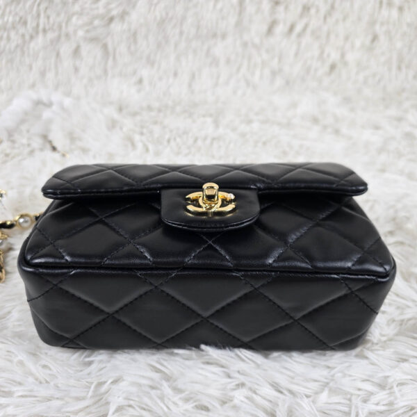 [REP 1:1] Chanel Mini Love Flap Bag Black luxury Bag For Women, Women’s Bags 20cm