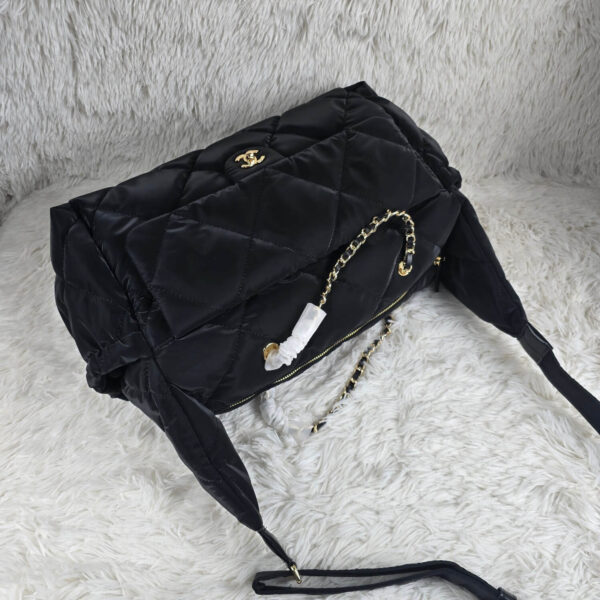 [REP 1:1] Chanel 24N Ski Series Nylon Fabric Large Flannel luxury Bag  For Women, Women's Bags 44cm