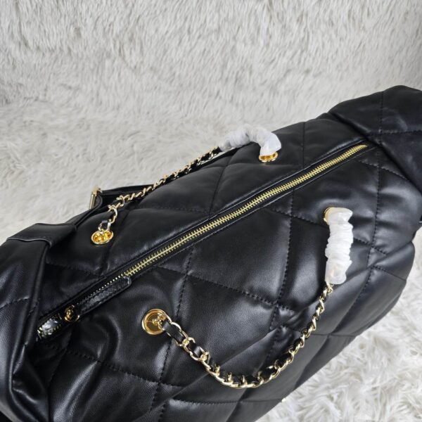 [REP 1:1] Chanel 24N Ski Series Nylon Fabric Large Sheep Pattern luxury Bag  For Women, Women's Bags 44cm