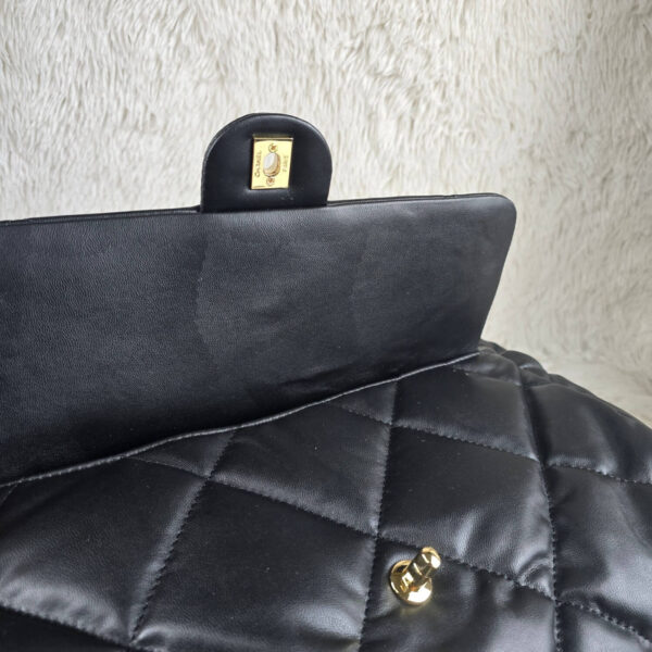 [REP 1:1] Chanel 24N Ski Series Nylon Fabric Large Sheep Pattern luxury Bag  For Women, Women's Bags 44cm