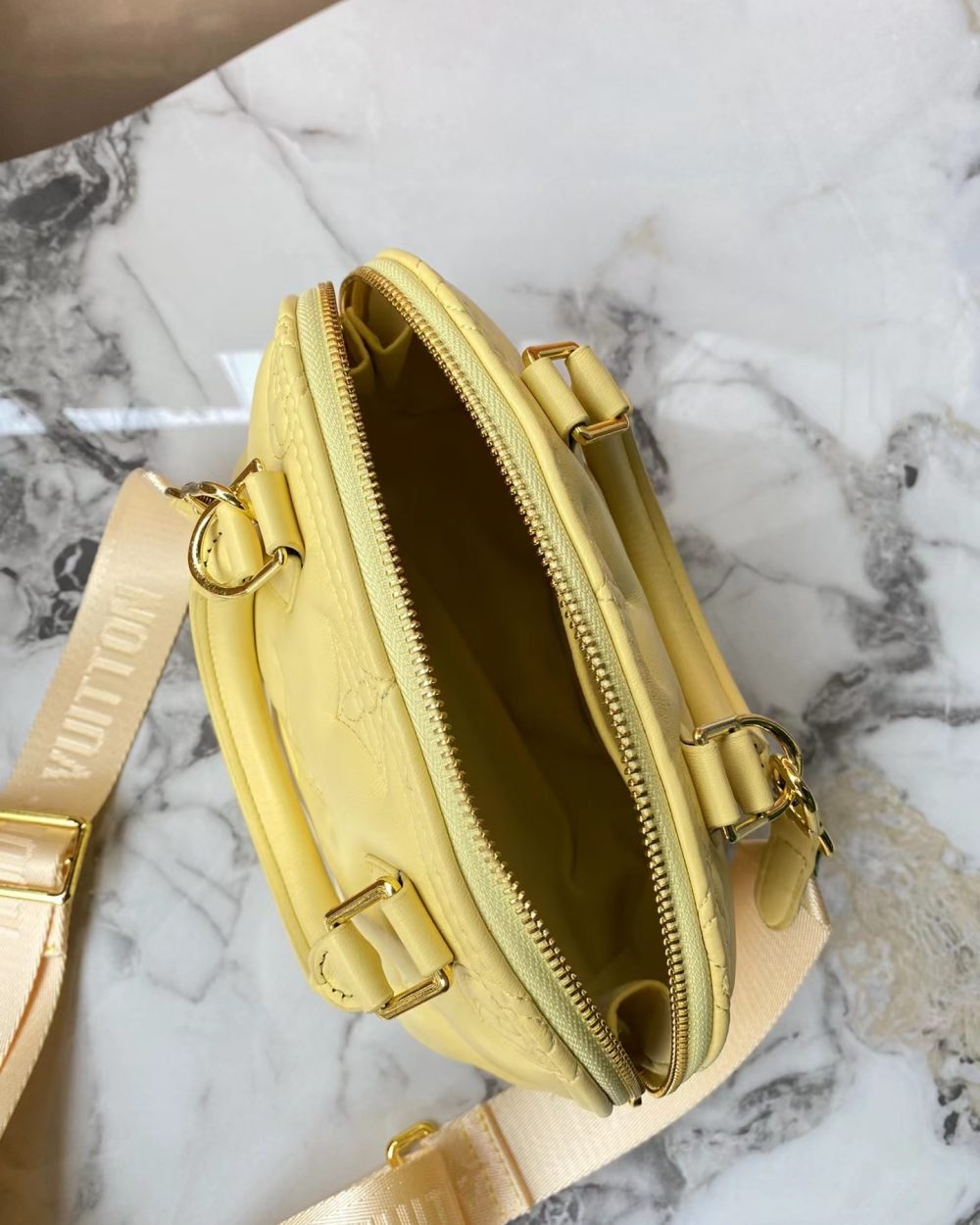 1:1 Replica Louis Vuitton LV Alma BB Bubblegram Leather Luxury Bag For Women M59821 - 9.6in/25cm