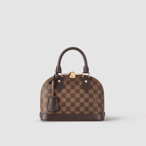 1:1 Replica Louis Vuitton LV Alma BB Damier Ebene Canvas Exclusive For Women N41221 - 9.3in/ 23.5cm