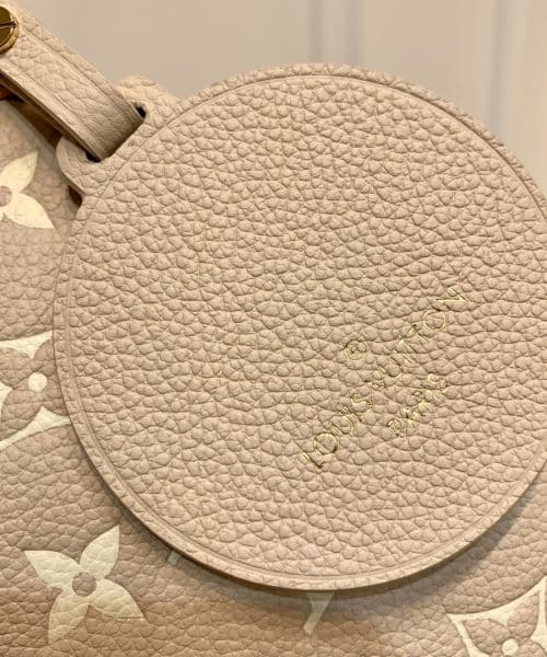 1:1 Replica Louis Vuitton LV Bagatelle  Bicolor Monogram Empreinte Leather Luxury Bag For Women M46113 - 22cm/8.7in