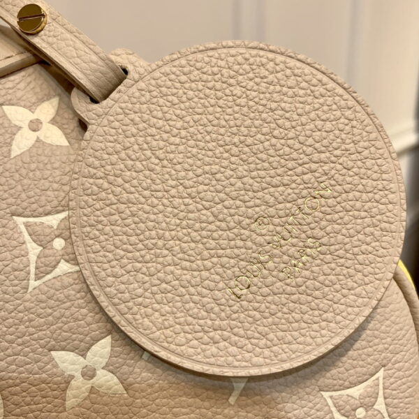 1:1 Replica Louis Vuitton LV Bagatelle  Bicolor Monogram Empreinte Leather Luxury Bag For Women M46113 - 22cm/8.7in