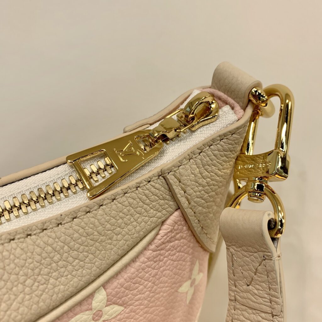 1:1 Replica Louis Vuitton LV Bagatelle  Bicolor Monogram Empreinte Leather Luxury Bag For Women M46113 - 22cm/8.7in - Image 4