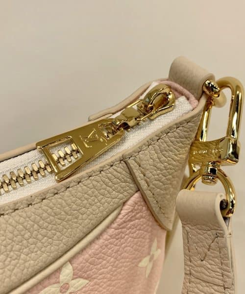 1:1 Replica Louis Vuitton LV Bagatelle  Bicolor Monogram Empreinte Leather Luxury Bag For Women M46113 - 22cm/8.7in