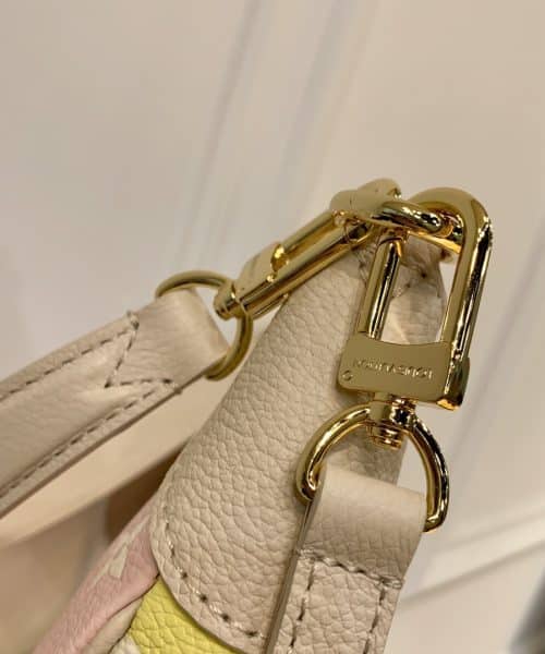 1:1 Replica Louis Vuitton LV Bagatelle  Bicolor Monogram Empreinte Leather Luxury Bag For Women M46113 - 22cm/8.7in