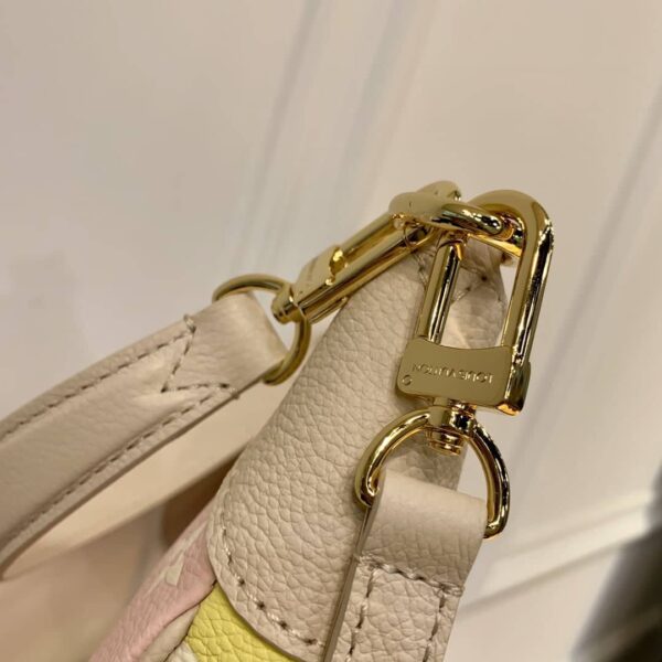 1:1 Replica Louis Vuitton LV Bagatelle  Bicolor Monogram Empreinte Leather Luxury Bag For Women M46113 - 22cm/8.7in