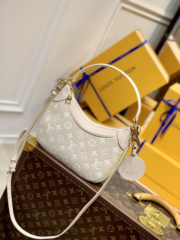 1:1 Replica Louis Vuitton LV Bagatelle  Bicolor Monogram Empreinte Leather Luxury Bag For Women M46113 - 22cm/8.7in