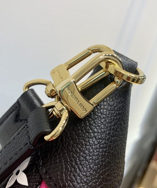 1:1 Replica Louis Vuitton LV Bagatelle Bicolor Monogram Empreinte Leather Luxury Bag For Women M46091 - 22cm/8.7in