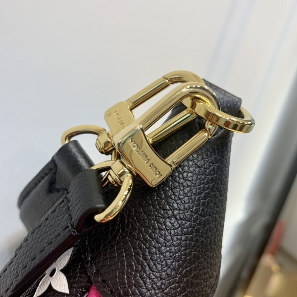 1:1 Replica Louis Vuitton LV Bagatelle Bicolor Monogram Empreinte Leather Luxury Bag For Women M46091 - 22cm/8.7in