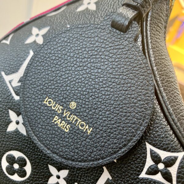 1:1 Replica Louis Vuitton LV Bagatelle Bicolor Monogram Empreinte Leather Luxury Bag For Women M46091 - 22cm/8.7in