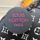 1:1 Replica Louis Vuitton LV Bagatelle Bicolor Monogram Empreinte Leather Luxury Bag For Women M46091 - 22cm/8.7in