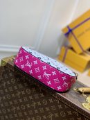 1:1 Replica Louis Vuitton LV Bagatelle Bicolor Monogram Empreinte Leather Luxury Bag For Women M46091 - 22cm/8.7in