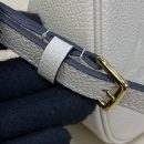 1:1 Replica Louis Vuitton LV Bagatelle Monogram Empreinte Creme Beige Luxury Bag For Women M46099 - 22cm