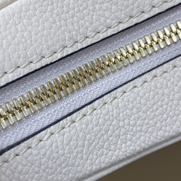 1:1 Replica Louis Vuitton LV Bagatelle Monogram Empreinte Creme Beige Luxury Bag For Women M46099 - 22cm