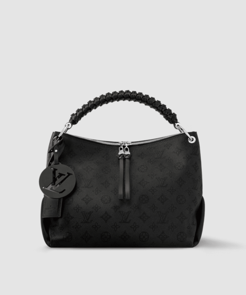 1:1 Replica Louis Vuitton LV Beaubourg Hobo MM Black Luxury Bag For Women M56073 - 12.6in/32cm