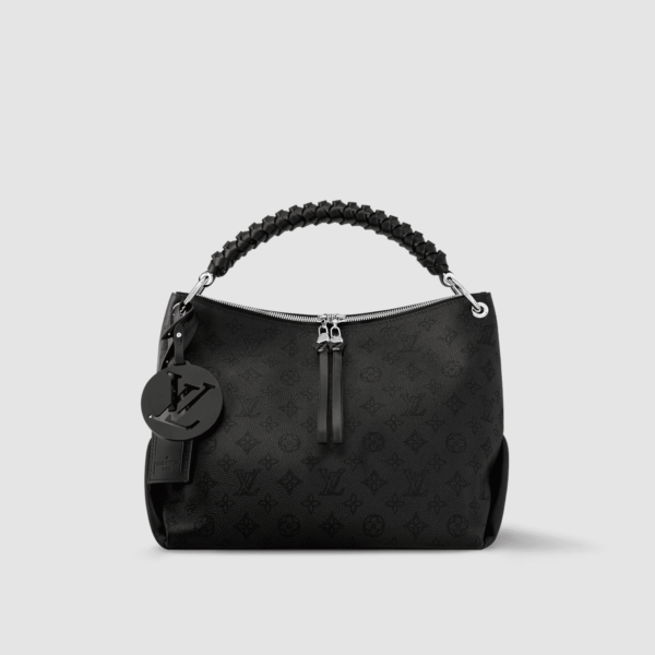 1:1 Replica Louis Vuitton LV Beaubourg Hobo MM Black Luxury Bag For Women M56073 - 12.6in/32cm