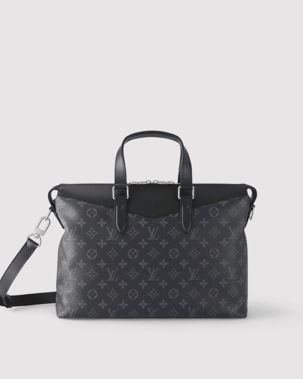 1:1 Replica Louis Vuitton LV Briefcase Explorer Monogram Eclipse Canvas Unique Bag For Men M40566 - 15.4in/39cm