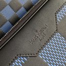 1:1 Replica Louis Vuitton LV Campus Backpack Damier Infini 3D Navy Blue / Black Unique For Men N50021 - 39cm