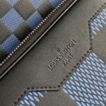 1:1 Replica Louis Vuitton LV Campus Backpack Damier Infini 3D Navy Blue / Black Unique For Men N50021 - 39cm