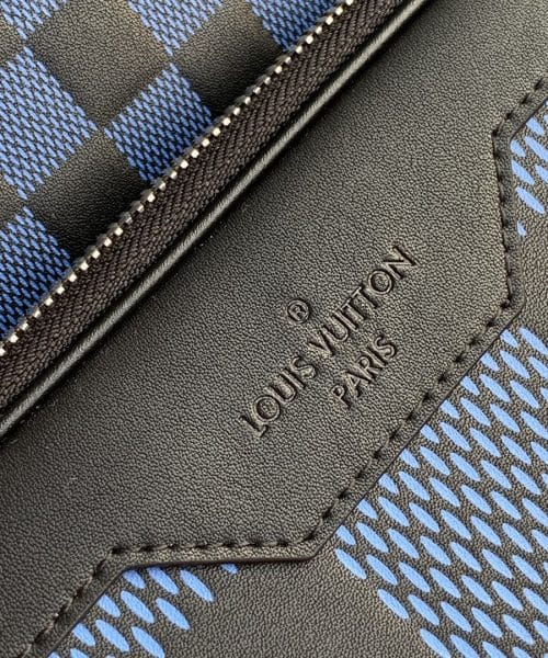 1:1 Replica Louis Vuitton LV Campus Backpack Damier Infini 3D Navy Blue / Black Unique For Men N50021 - 39cm