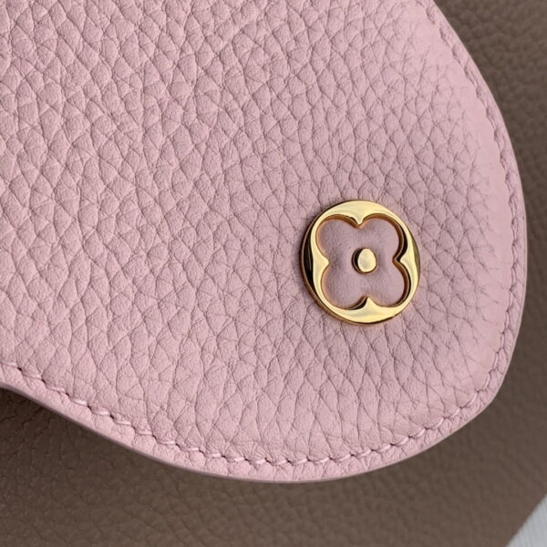 1:1 Replica Louis Vuitton LV Capucines BB Taurillon And Python Taupe Brown/Eau De Rose Pink Luxury Bag For Women M57539 - 10.4in/27cm