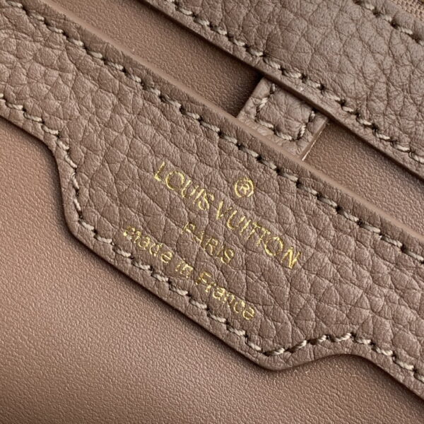 1:1 Replica Louis Vuitton LV Capucines BB Taurillon And Python Taupe Brown/Eau De Rose Pink Luxury Bag For Women M57539 - 10.4in/27cm