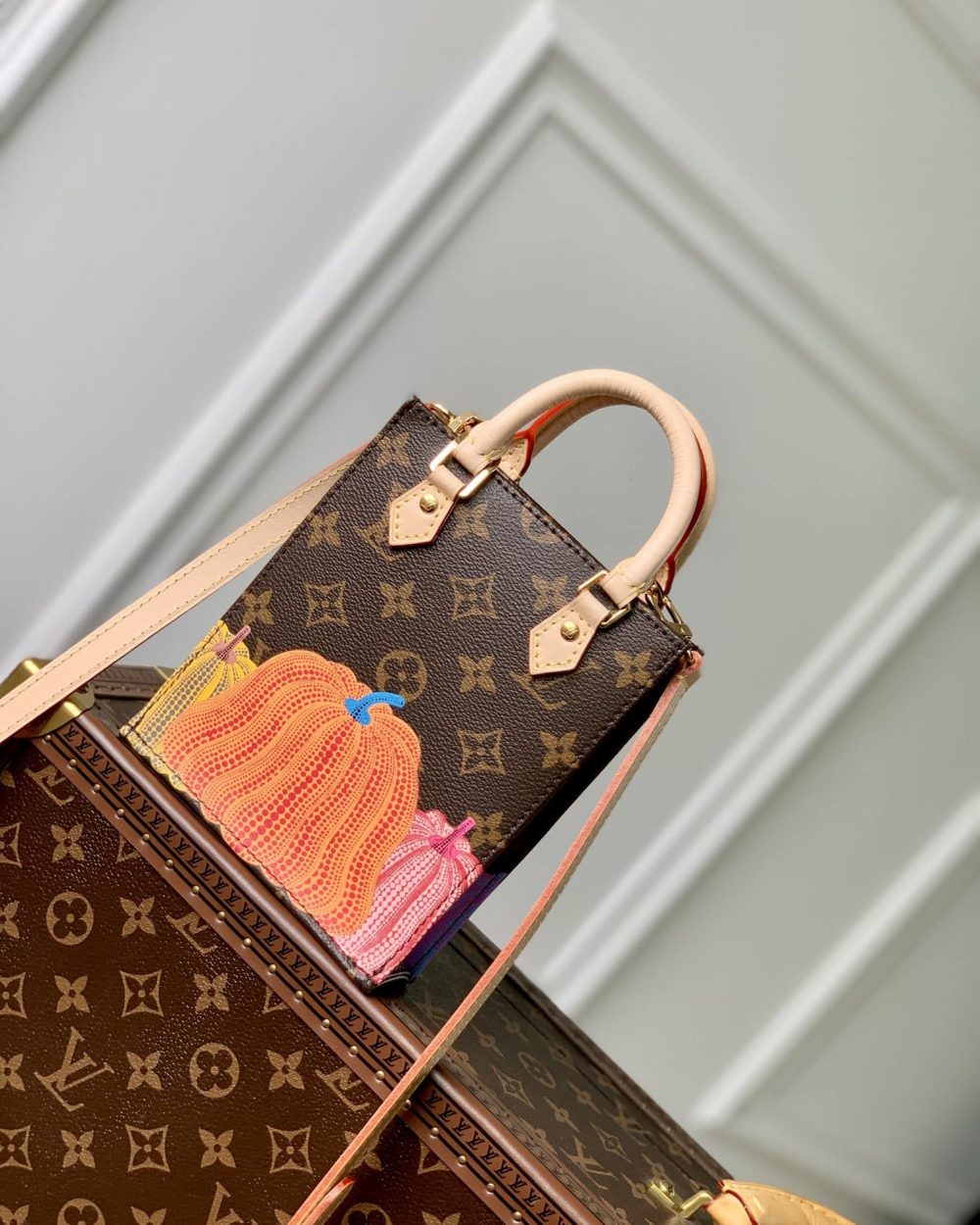 1:1 Replica Louis Vuitton LV LV x YK Petit Sac Plat Captivating Bag For Women M82112 - 5.5n/ 14cm