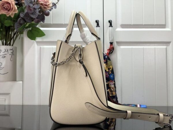 1:1 Replica Louis Vuitton LV Marelle Tote MM Epi Leather Black/Brown/Blue/Beige Luxurious Bag For Women M59954 - 11.8in/30cm