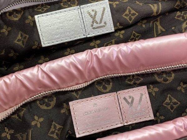 1:1 Replica Louis Vuitton LV Maxi Multi Pochette Accessoires Sliver/ Light Pink Unique Bag For Women‎ 13.4n/34cm M21057