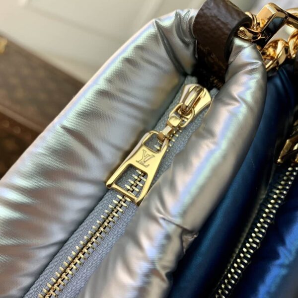 1:1 Replica Louis Vuitton LV Maxi Multi Pochette Accessoires Sliver/ Light Pink Unique Bag For Women‎ 13.4n/34cm M21057