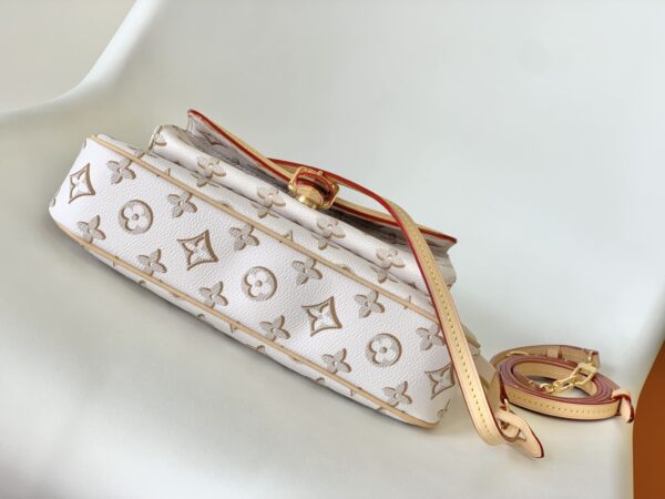 1:1 Replica Louis Vuitton LV Maxi Pochette Accessoires Pink/White Remarkable Bag For Women‎ M46161 - 8.3in/ 21cm