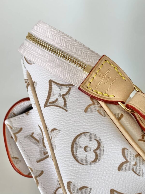 1:1 Replica Louis Vuitton LV Maxi Pochette Accessoires Pink/White Remarkable Bag For Women‎ M46161 - 8.3in/ 21cm