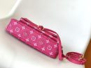 1:1 Replica Louis Vuitton LV Maxi Pochette Accessoires Pink/White Remarkable Bag For Women‎ M46161 - 8.3in/ 21cm